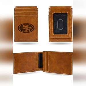 49er Brown Leather Wallet